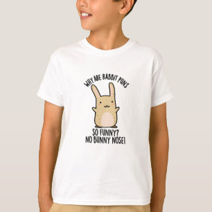 Keine sonnige Nose Funny Rabbit Puns T-Shirt