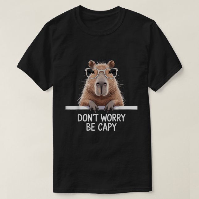 Keine Sorge, Capy Funny Capybara Shirt (Design vorne)