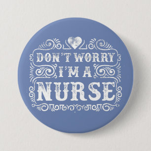 Keine Sorge, ich bin ein Krankenherz, Button