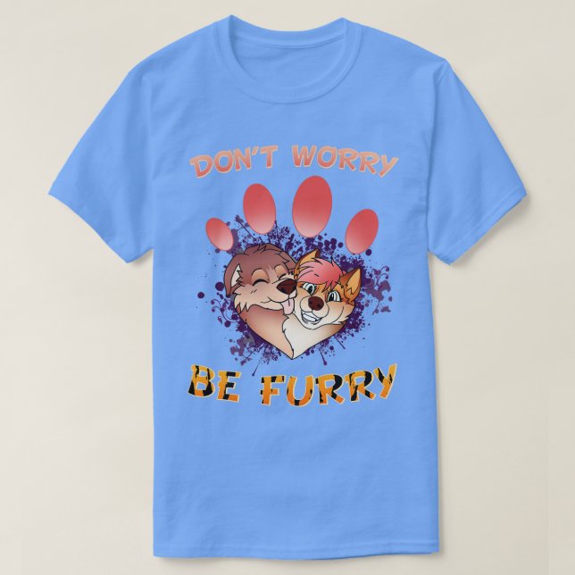 Keine Sorge, ich Furries Fandom I Cosplay 2 T-Shirt (Design vorne)