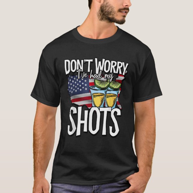 Keine Sorge, ich hatte beide Schüsse Funny mpfstof T-Shirt (Vorderseite)