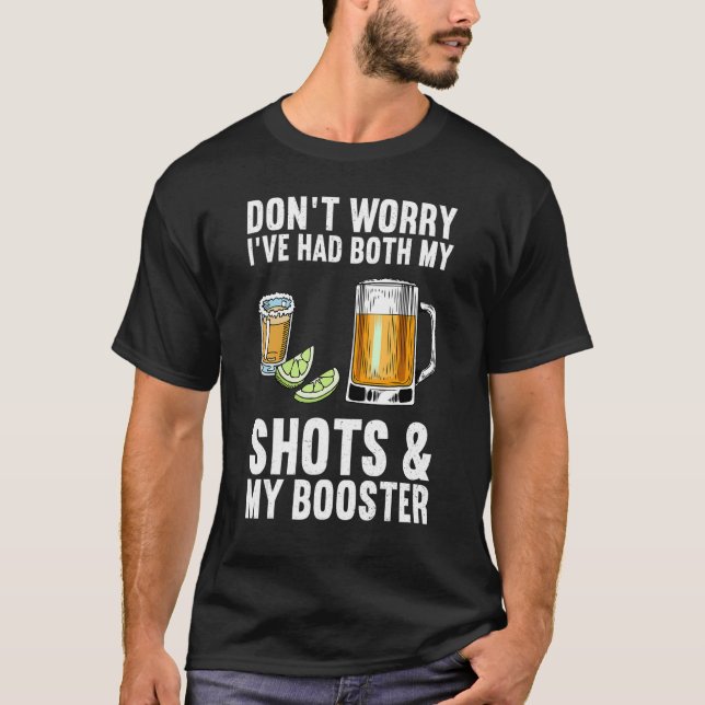 Keine Sorge, ich hatte beide Shots und Booster Va T-Shirt (Vorderseite)