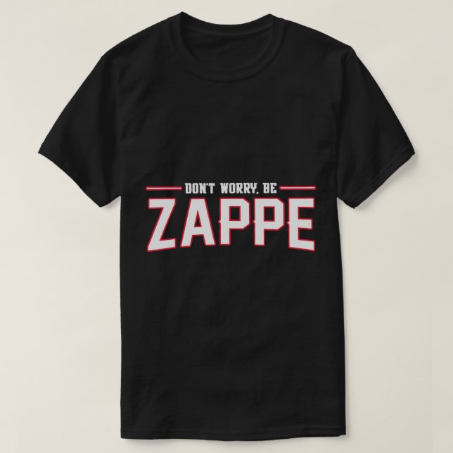 Keine Sorge, ob Zappe America Football Womens Mens T-Shirt (Design vorne)