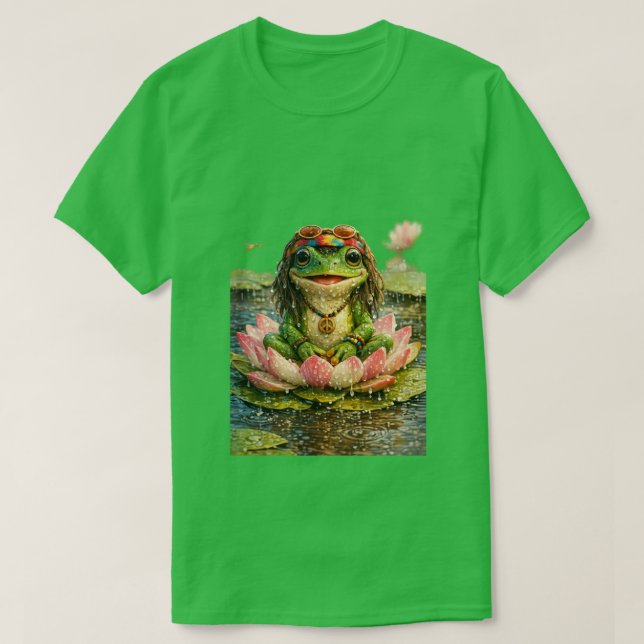 Keine Sorge, sei Hippie T-Shirt (Design vorne)
