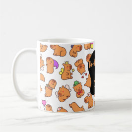 Keine Sorge, seien Sie zufrieden - Fun Capybara-Mu Kaffeetasse