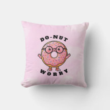 Keine Sorge – Süßer Donut-Cartoon-Charakter