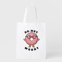 Keine Sorge – Süßer Donut-Cartoon-Charakter