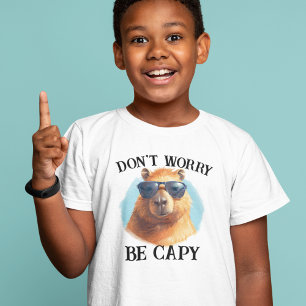Keine Sorge um Capy Happy Capybara T-Shirt