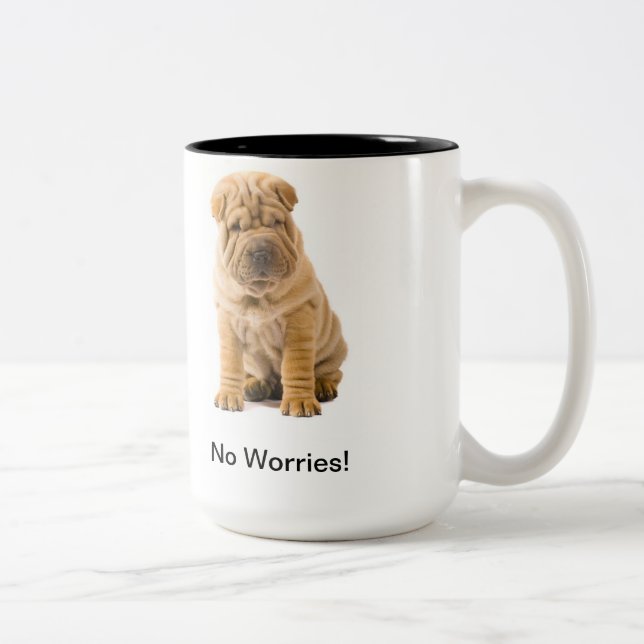 Keine Sorgen Shar-Pei Tasse (Rechts)