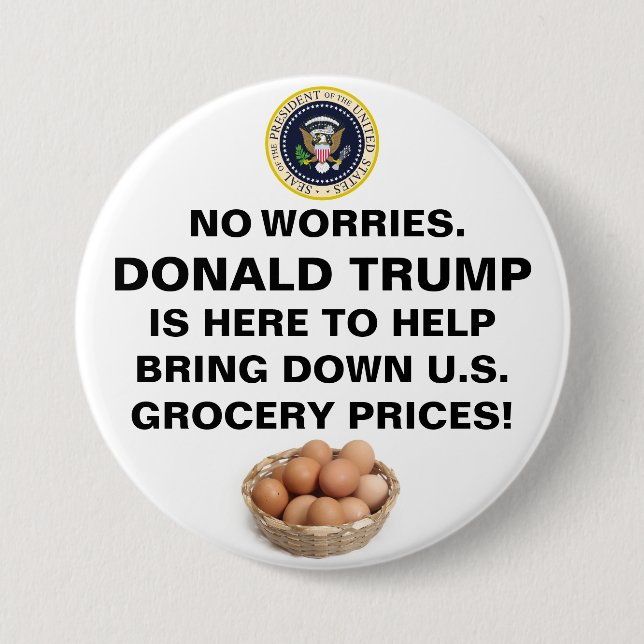 Keine Sorgen™-Taste Button (Vorderseite)