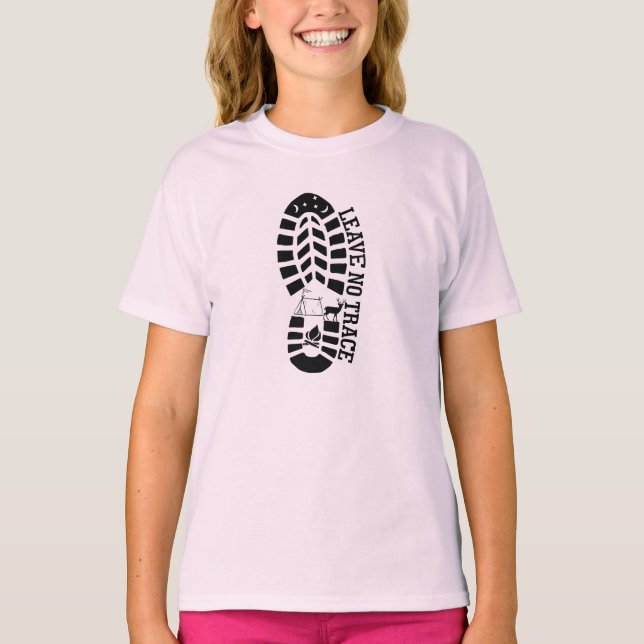 Keine Spur verlassen T-Shirt (Vorderseite)