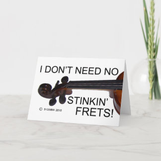 Keine Stinkin Frets Karte