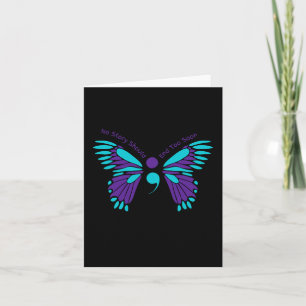 Keine Story sollte zu bald aufhören Schmetterling Karte