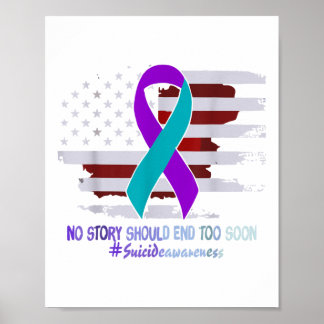 Keine Story sollte zu bald Ende der US-Flagge Suiz Poster