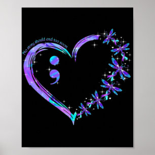 Keine Story sollte zu bald Ende Suizid Awareness D Poster