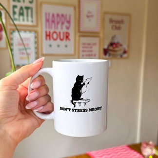 Keine Stress Katze Kaffeetasse