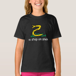 Keine Stufe auf Snek-Memes Gadsden-Parodie SnekRig T-Shirt