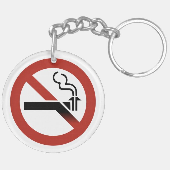 Keine Subduktion der Logo-Akrylenkette Schlüsselanhänger (Rückseite komplett)