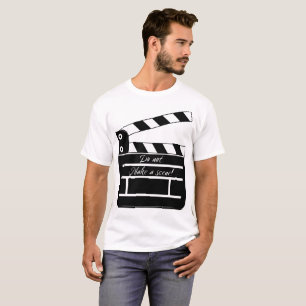 "Keine Szene Machen!" Klappe Filmklappe T-Shirt