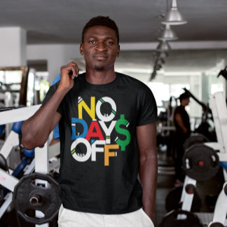 Keine Tage Kleidung: farbenfrohe grafische Teemasc T-Shirt