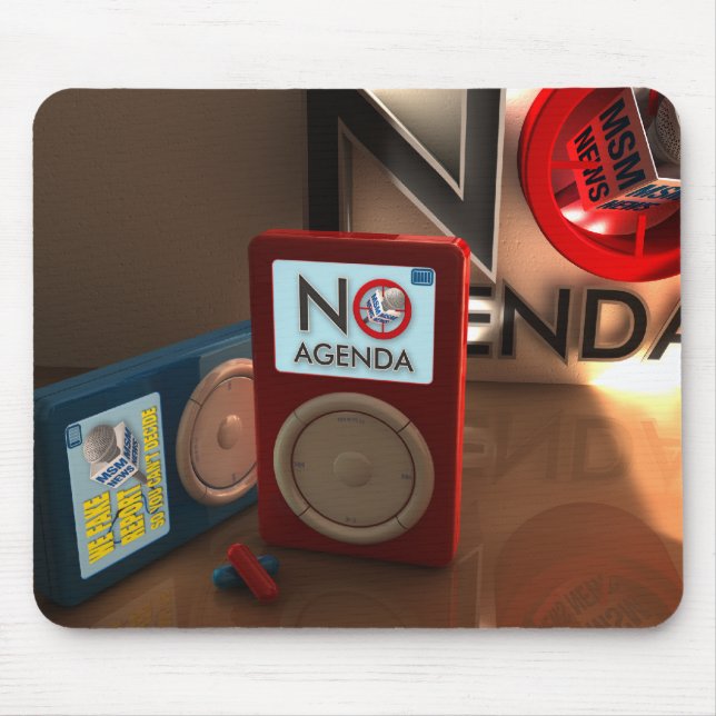 Keine Tagesordnungs-Show Mousepad (Vorne)
