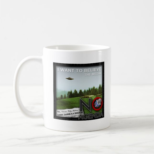 Keine Tagesordnungs-Show-Tasse Kaffeetasse (Links)