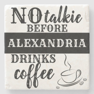 KEINE Talkie VOR dem Hinzufügen Ihres Namens DRIN Steinuntersetzer