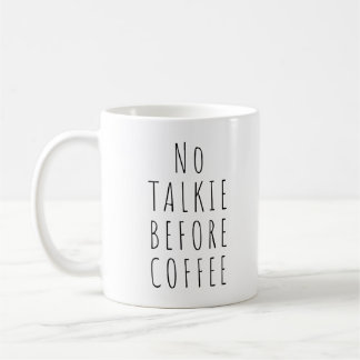 Keine Talkie vor Kaffee- und Teezubereitungsmöglic Kaffeetasse