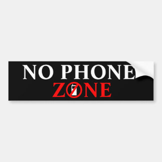 Keine Telefon-Zone (1,2) Autoaufkleber