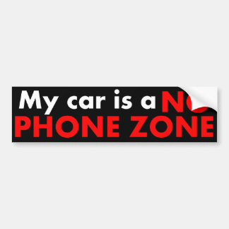 Keine Telefon-Zone Autoaufkleber