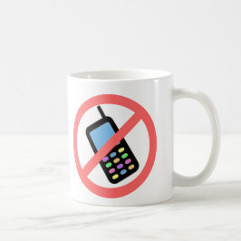 Keine Telefone! Kaffeetasse