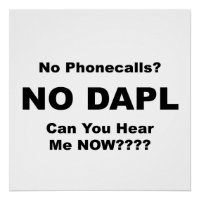 Keine Telefonzellen? NO DAPL Protest-Zeichen