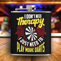 Keine Therapie nur mehr Darts Flask 6 oz.