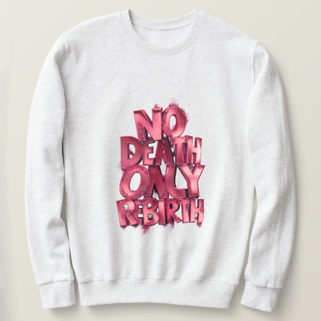Keine Tod, nur Wiedergeburt MENS BASIC SWEATSHIRT (Design vorne)
