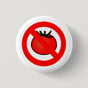 KEINE Tomatenschaltfläche Button