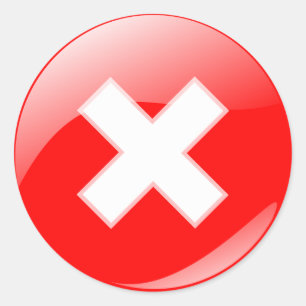 Keine Touch Runder Aufkleber