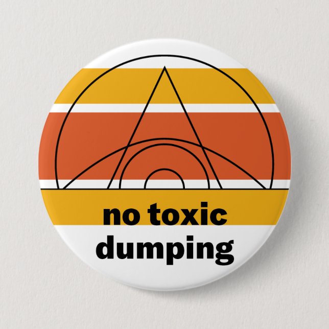 Keine toxische Dampffläche Button (Vorderseite)
