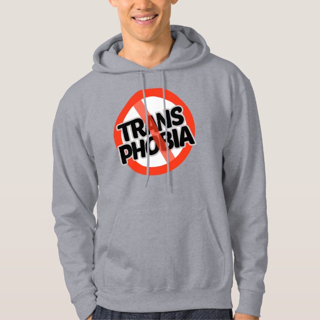 Keine Transphobie Hoodie (Vorderseite)