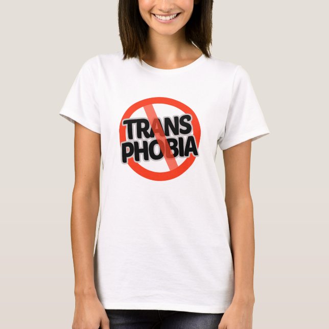 Keine Transphobie T-Shirt (Vorderseite)