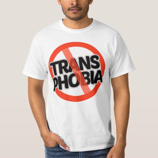 Keine Transphobie T-Shirt (Vorderseite)