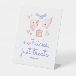 Keine Tricks, nur Leckereien Halloween Baby Duschg Sockelschild