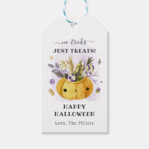 Keine Tricks nur Leckereien   Jack-o'-Laterne Hall Geschenkanhänger