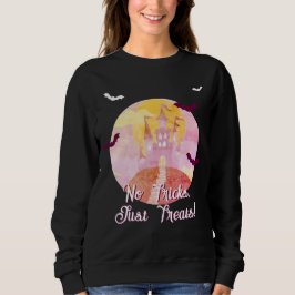 Keine Tricks nur Leckereien Spooky Castle Hallowee Sweatshirt