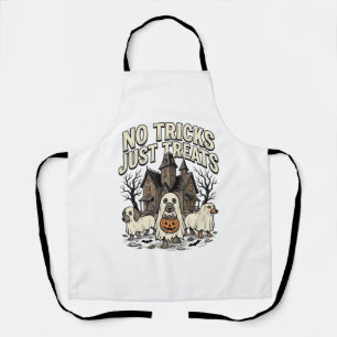 Keine Tricks, nur Süßigkeiten Halloween Dachshund Schürze