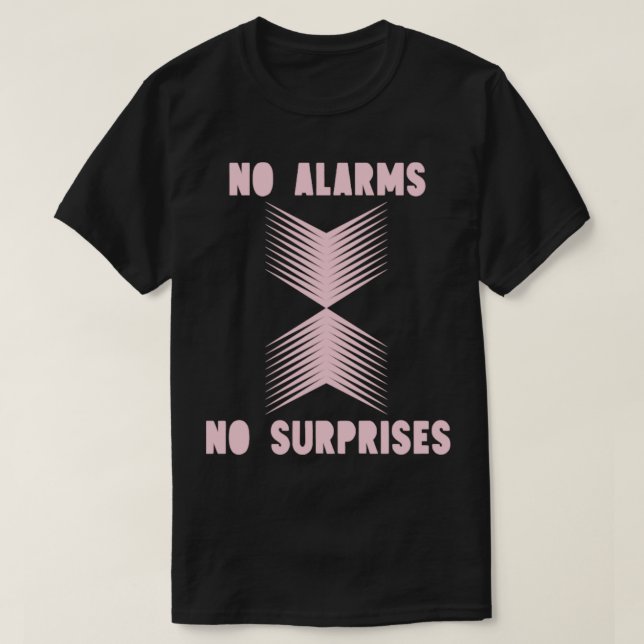 Keine Überraschungen rosa T-Shirt (Design vorne)