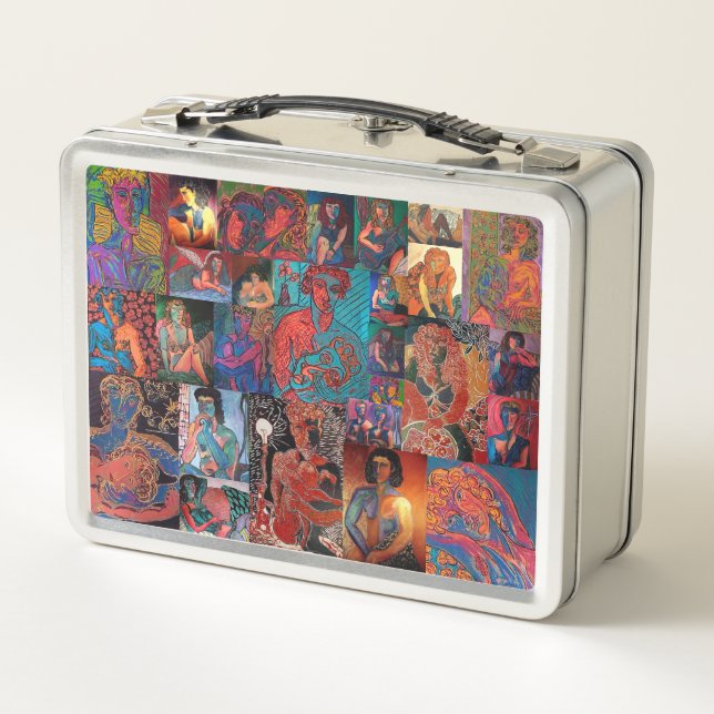 Keine üblen Kleinigkeiten! Zuhause & Live Metal Lu Metall Brotdose (Rückseite)