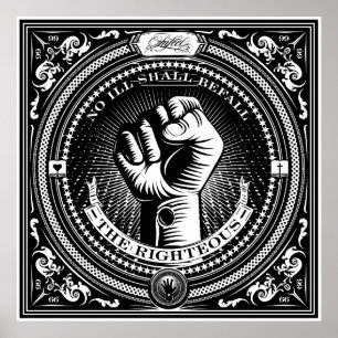 Keine Unglück die rechte Printmedien Poster