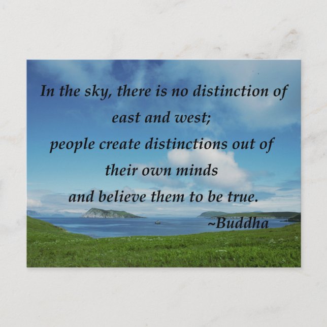 Keine Unterscheidung Postkarte (Vorderseite)