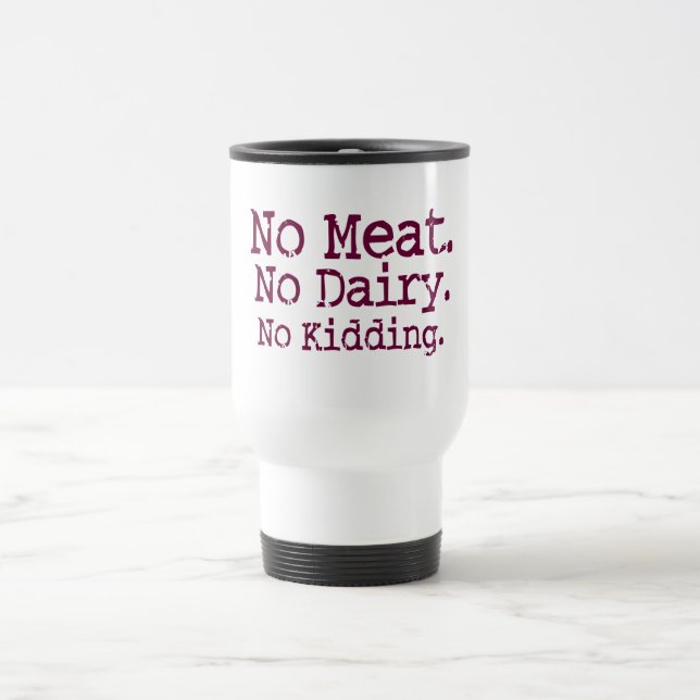Keine Vegane Meldung Reisebecher (Mittel)