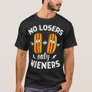 Keine Verlierer nur Dackeln Funny Hot Dog Griller T-Shirt